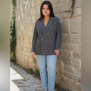 Y2K Pure Virgin Wool Blazer-Vintage